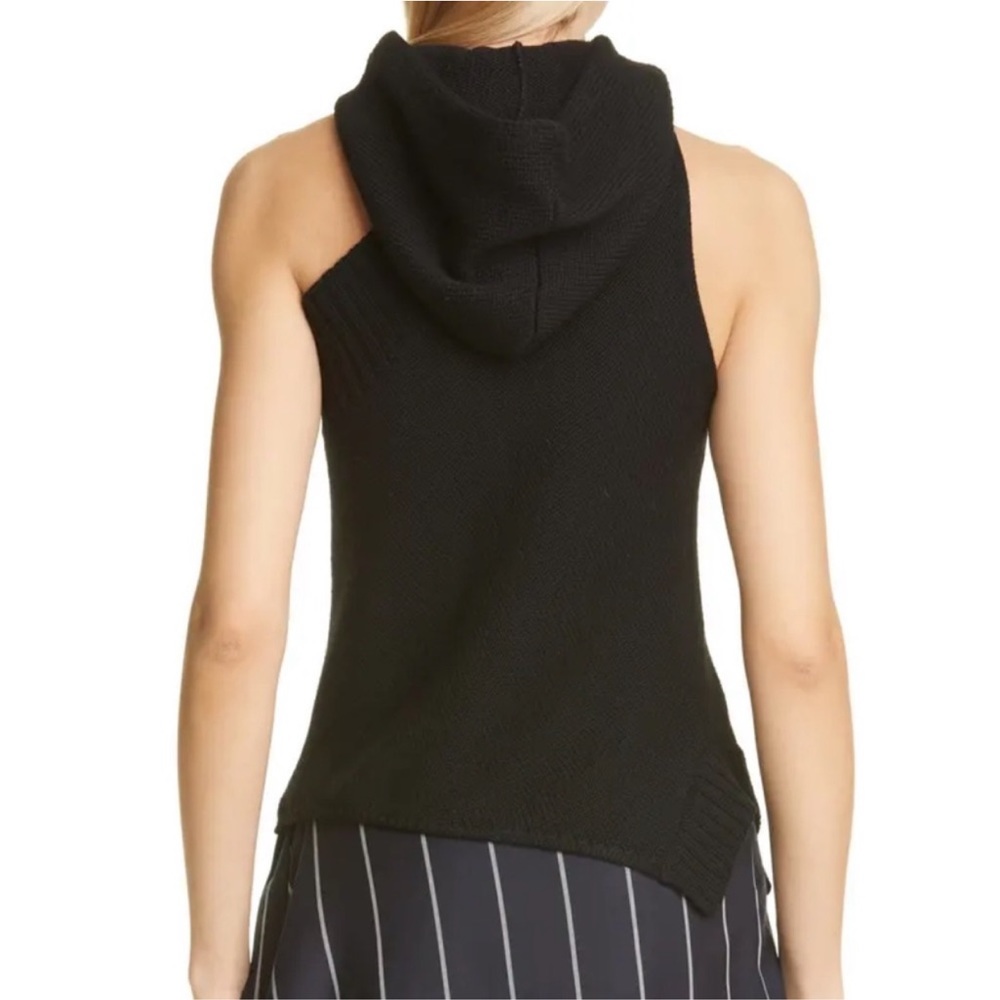 MONSE Black Asymmetric Sleeveless Wool Hoodie Sweater Size M
NWT - Picture 2 of 2